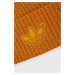 Čepice z vlněné směsi adidas Originals H25289.M oranžová barva,