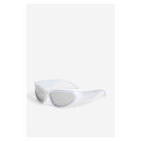 H & M - Sluneční brýle ve sportovním stylu - stříbrná