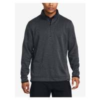 Tmavě šedí pánská sportovní mikina Under Armour UA Storm SweaterFleece QZ LB