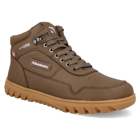 Barefoot zimní kotníkové boty Barebarics - UrbanEdge Dark brown hnědé
