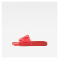 Flip-flops - G-STAR Cart Slide II - Transparent WMN red