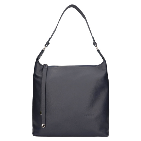 Dámská kožená kabelka Facebag Filonna - tmavě modrá