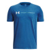 Chlapecké tričko s krátkým rukávem UNDER ARMOUR UA B LOGO WORDMARK SS -BLU