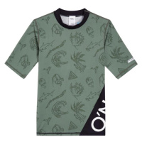 O'Neill MIX&MATCH Chlapecké koupací tričko, zelená, velikost