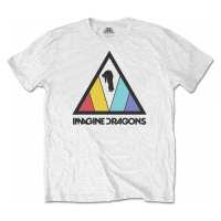 Imagine Dragons tričko, Triangle Logo White, pánské