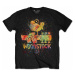 Woodstock tričko, Splatter Black, pánské