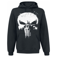 The Punisher Sprayed Skull Logo Mikina s kapucí černá