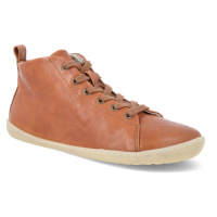 Kotníková barefoot obuv Mukishoes - High-cut Raw Leather Brown