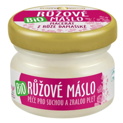 Purity Vision Bio Růžové máslo pro suchou a zralou pleť 70 ml
