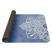 YATE Yoga Mat přírodní guma, 1 mm - vzor C modrá