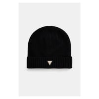 Čepice z vlněné směsi Guess BEANIE černá barva, V4BZ08 Z39B0