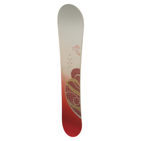 Snowboard Burton Lux 54 - bílá/červená 154 cm