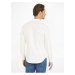 Bílá pánská košile s příměsu lnu Calvin Klein Jeans