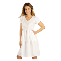 Dámské šaty s krátkým rukávem Litex 5E033 | bílá