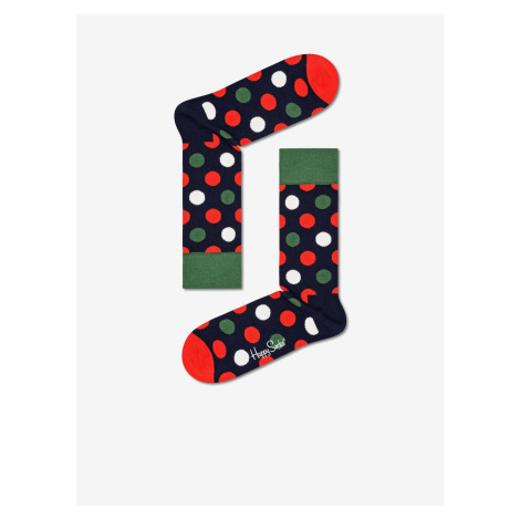 Černé puntíkaté ponožky Happy Socks - Dámské
