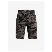 Tmavě šedé kraťasy Under Armour Pjt Rck Boys Terry Short Pt