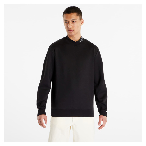 FRED PERRY Branded Collar Sweatshirt Black