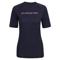 Dámské triko Alpine Pro MERINA 3 - tmavě modrá