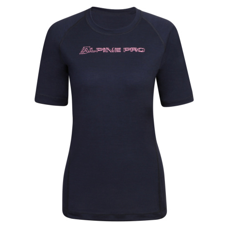 Dámské triko Alpine Pro MERINA 3 - tmavě modrá