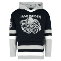 Iron Maiden EMP Signature Collection Mikina s kapucí bílá / černá / šedá