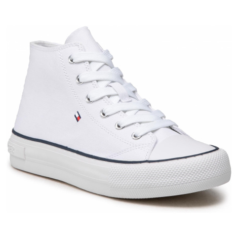 TOMMY HILFIGER High Top Lace-Up Sneaker T3A4-32119-0890 S
