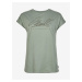 Světle zelené dámské tričko s nápisem O'Neill SIGNATURE T-SHIRT