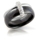 Modesi Černý keramický prsten QJRQY6269KL 56 mm