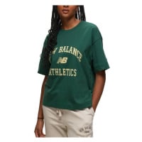 New Balance ATHLETICS VARSITY SHIRT Zelená