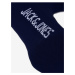 Sada pěti párů pánských ponožek v tmavě modré barvě Jack & Jones Jens
