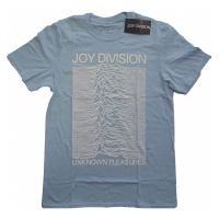 Joy Division tričko, Unknown Pleasures White On Blue, pánské