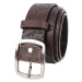 Penny Belts Dámský kožený opasek 246V240 hnědý vzor