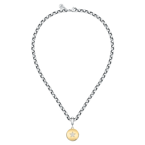 Morellato Krásný ocelový bicolor náhrdelník Hvězdička Drops SCZ1232