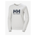 Světle šedá dámská mikina HELLY HANSEN HH Logo Crew Sweat 2.0