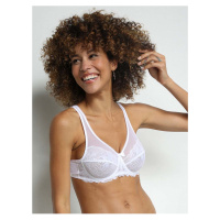 Bílá dámská krajková podprsenka Dim GENEROUS ESSENTIEL UNDERWIRE BRA