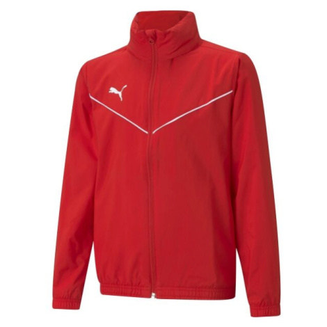 Puma TEAMRISE ALL WEATHER JACKET Chlapecká bunda, červená, velikost