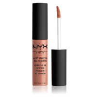 NYX Professional Makeup Soft Matte Lip Cream lehká tekutá matná rtěnka odstín 09 Abu Dhabi 8 ml