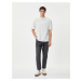 Koton Loose Fit Wide Denim Trousers Pocket Cotton Standard Waist - Steve Jean