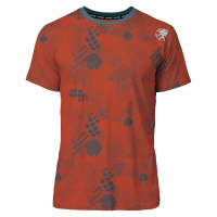 Rafiki Slack Print Pánské lezecké tričko z organické bavlny 10029732RFX mecca orange