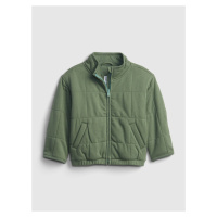 Zelená holčičí bunda quilted jacket