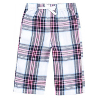 Larkwood Dětské kostkované kalhoty z flanelu