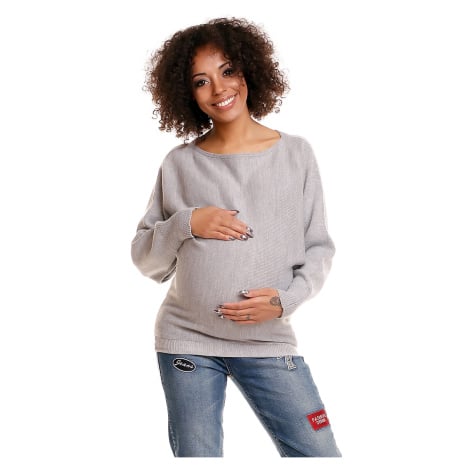 Volný těhotenský svetr 70003C PeeKaBoo