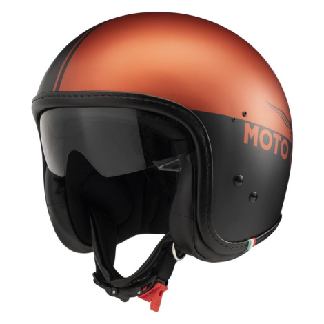 Moto Guzzi Helma Moto Guzzi V9 Jet - oranžová