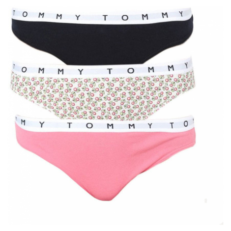 Sada 3 ks – Kalhotky Bikini Print Tommy Cotton 3 Pack Tommy Hilfiger