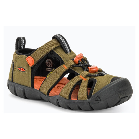 Keen SEACAMP II CNX CHILDREN dark olive/gold flame