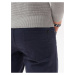 Tmavě modré pánské chino kalhoty Ombre Clothing P1059