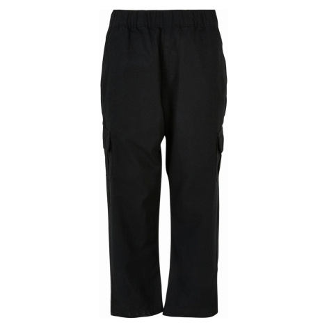 Dětské tepláky // Urban Classics / Boys Ripstop Cargo Pants black