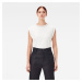 G-STAR Top - Waisted Top White