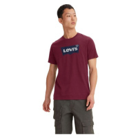 Levi's® GRAPHIC CREWNECK TEE Pánské tričko, vínová, velikost