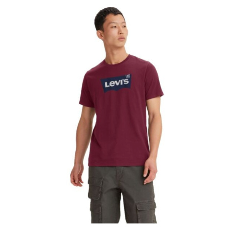 Levi's&reg; GRAPHIC CREWNECK TEE Pánské tričko, vínová, velikost