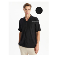 LC Waikiki Regular Fit Men's Short Sleeve Textured Shirt